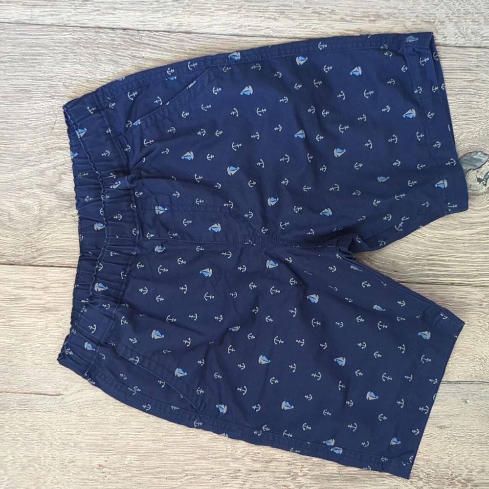 Uniqlo Boys Anchor/Boat Print Shorts